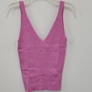 〰️MNG〰️ Ribbed Knit Crop Top XL